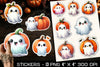 Cute Ghosts Stickers