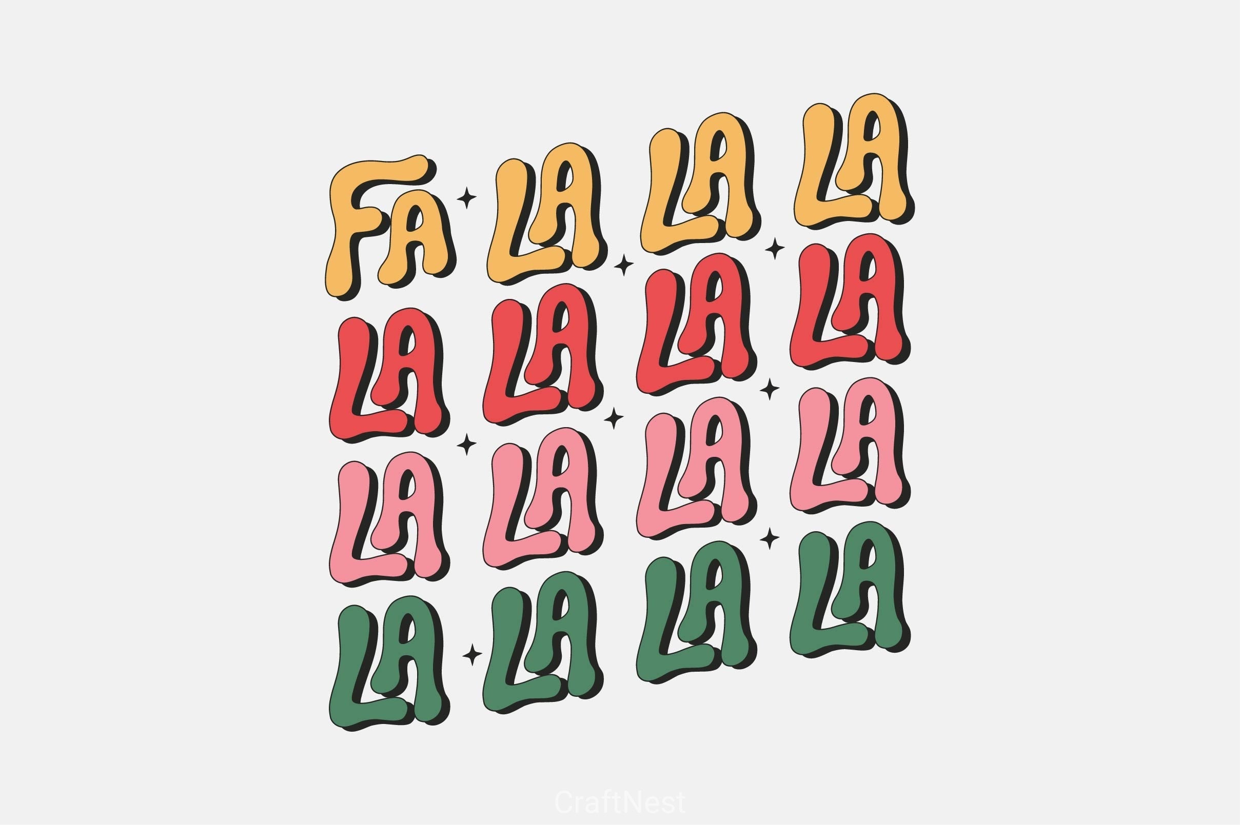 Fa La La La Clipart Bundle 3
