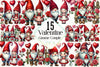 Valentine Gnome Couple Clipart Bundle