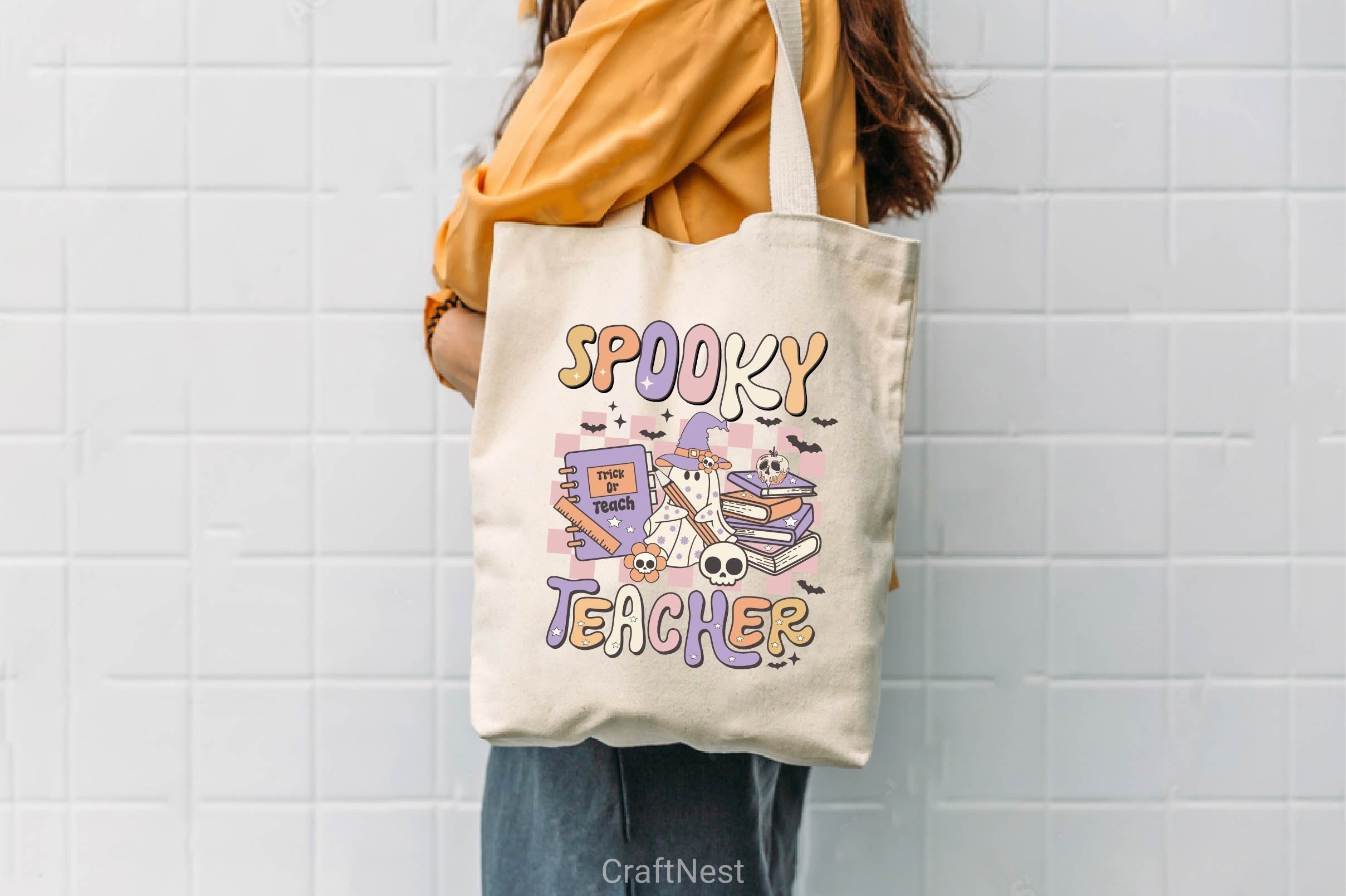 Spooky Teacher Clipart Bundle