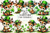 St. Patrick's Day Reindeer Clipart Bundle