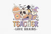 Teacher Love Brains Clipart Bundle