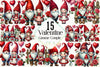 Valentine Gnome Couple Clipart Bundle