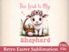 The Lord Is My Shepherd Easter Jesus Clipart Bundle 2