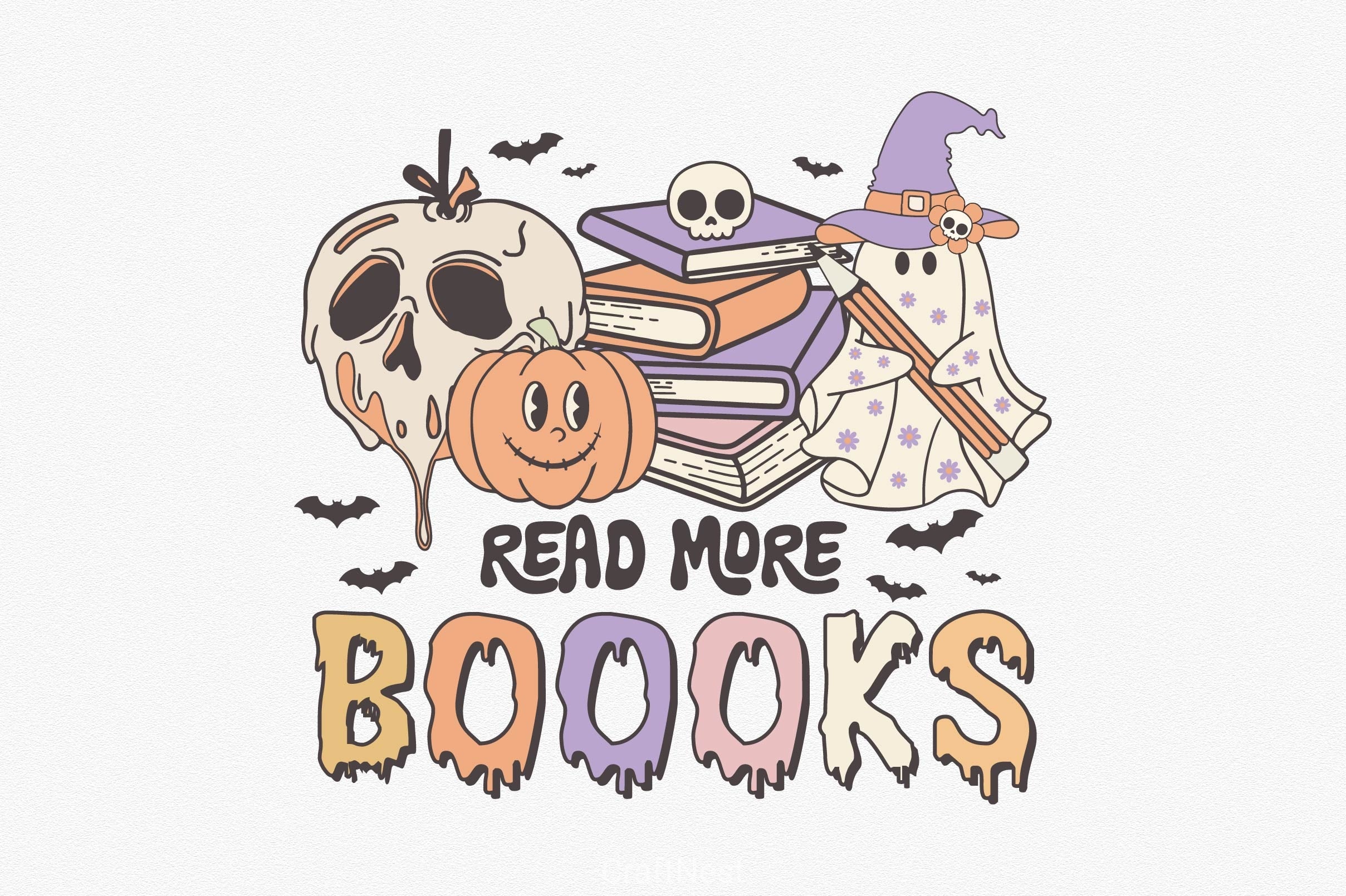 Read More Books Clipart Bundle