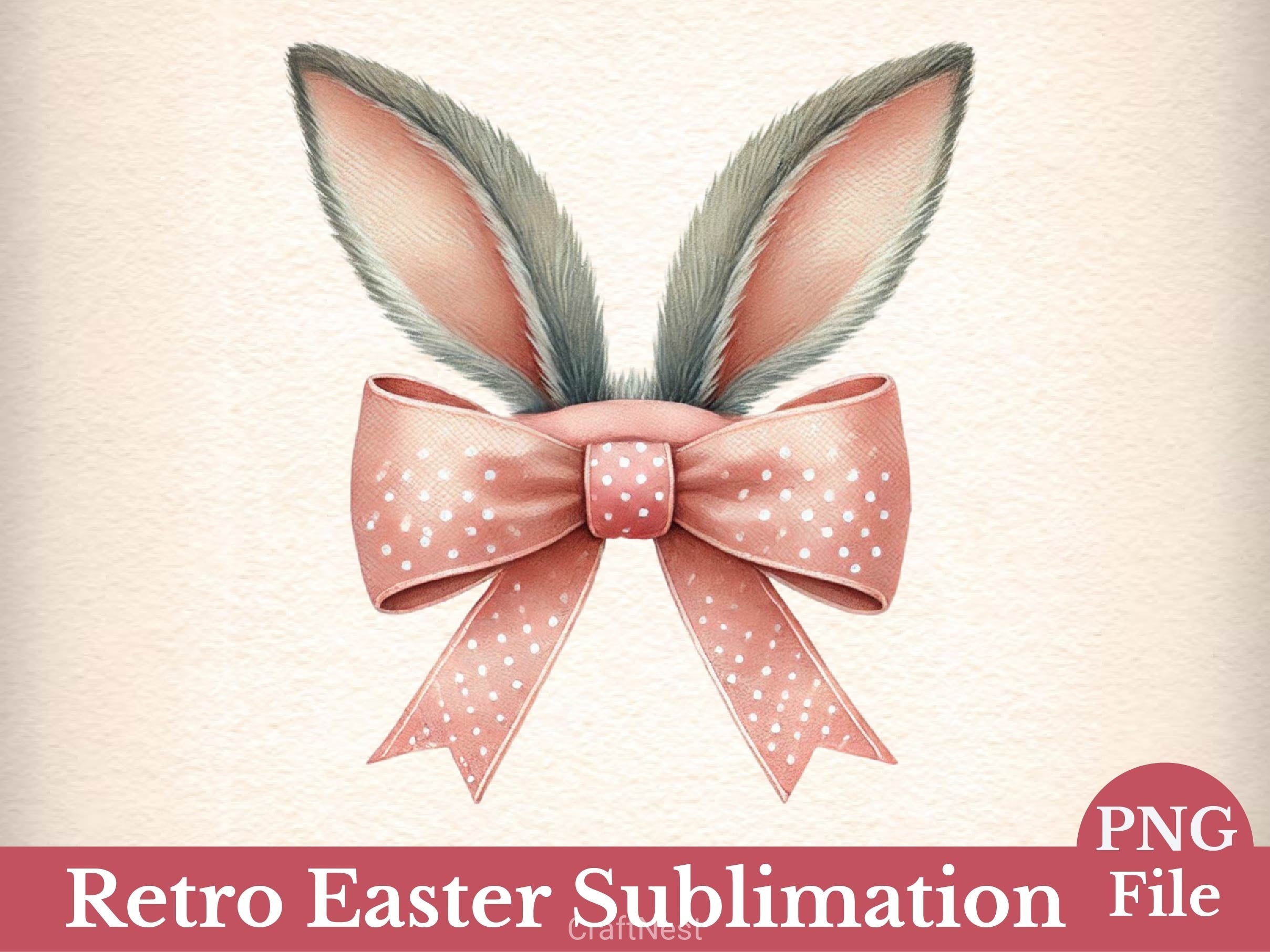 Coquette Bunny Easter Bunny Clipart Bundle 4
