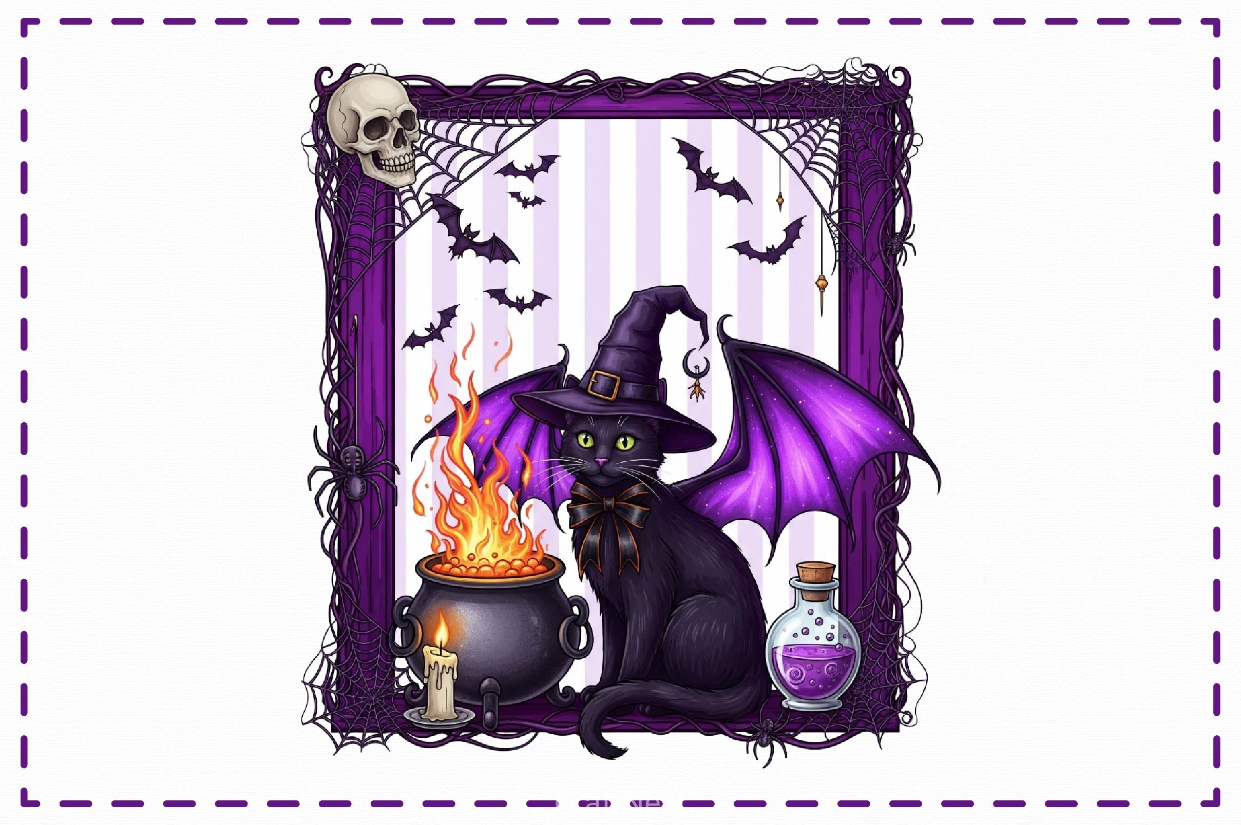 Celestial Witch Clipart Bundle