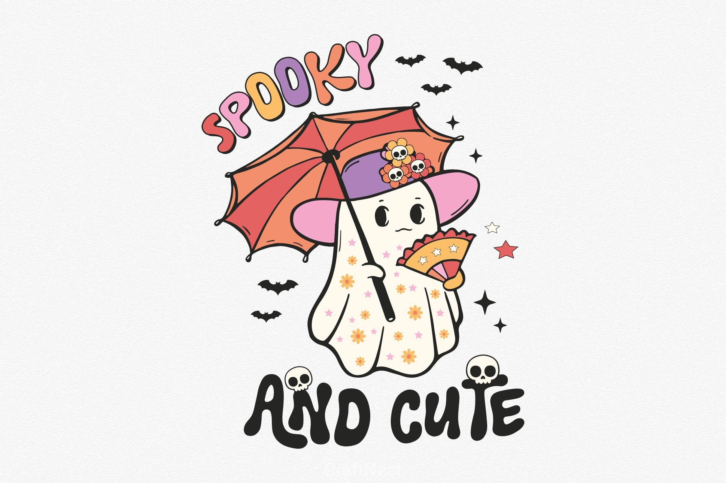 Spooky And Cute Clipart Bundle