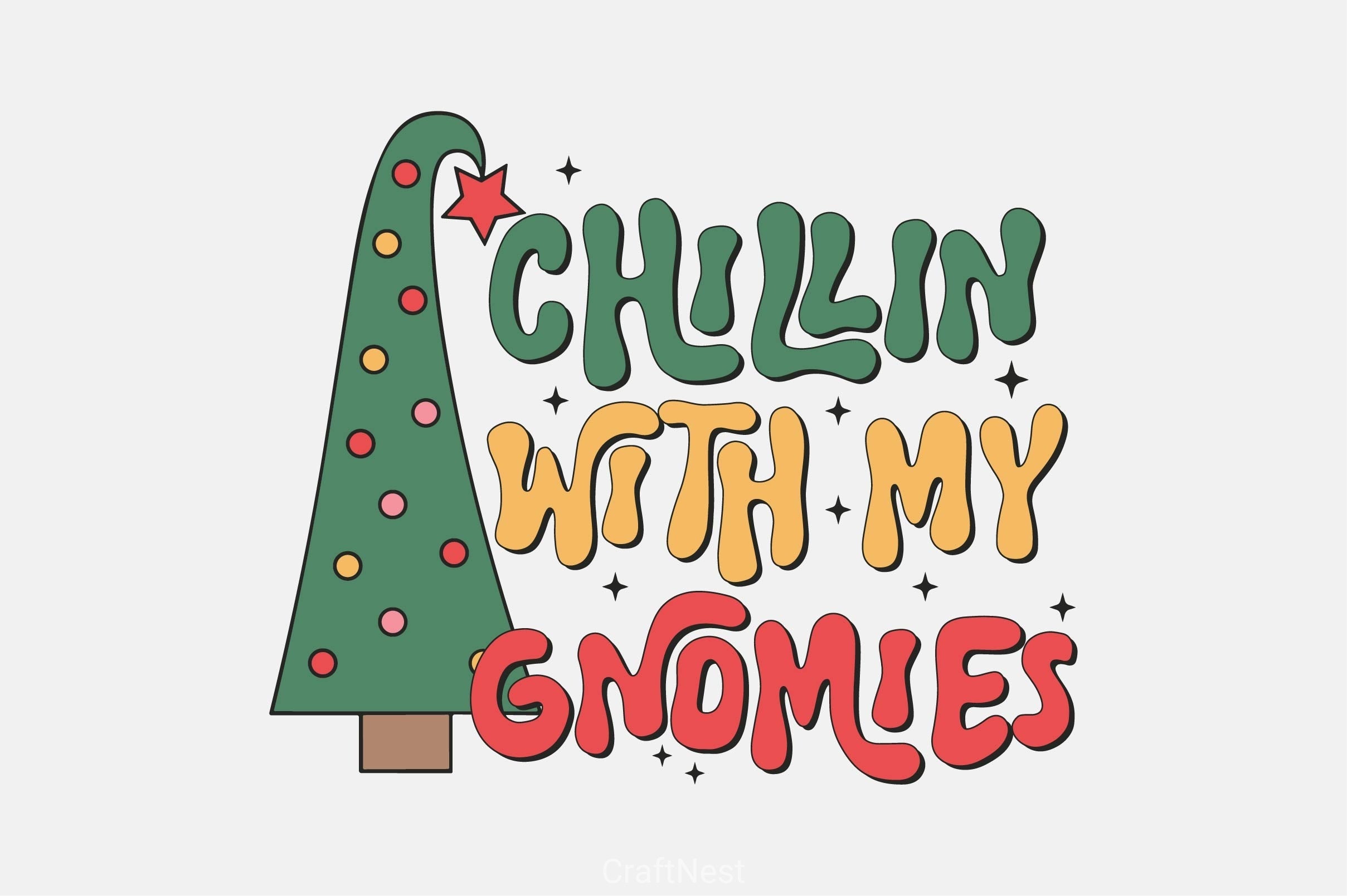 Chillin With My Gnomies Clipart Bundle