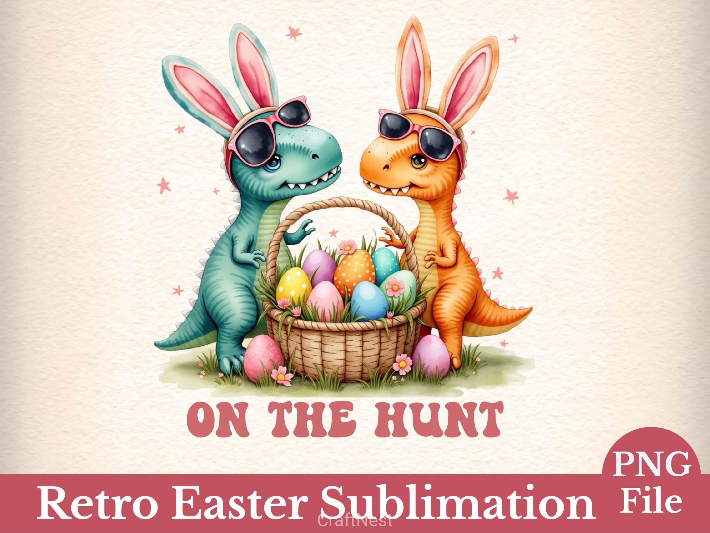 Dinosaur T Rex Easter Dinosaur T Rex Clipart Bundle 2