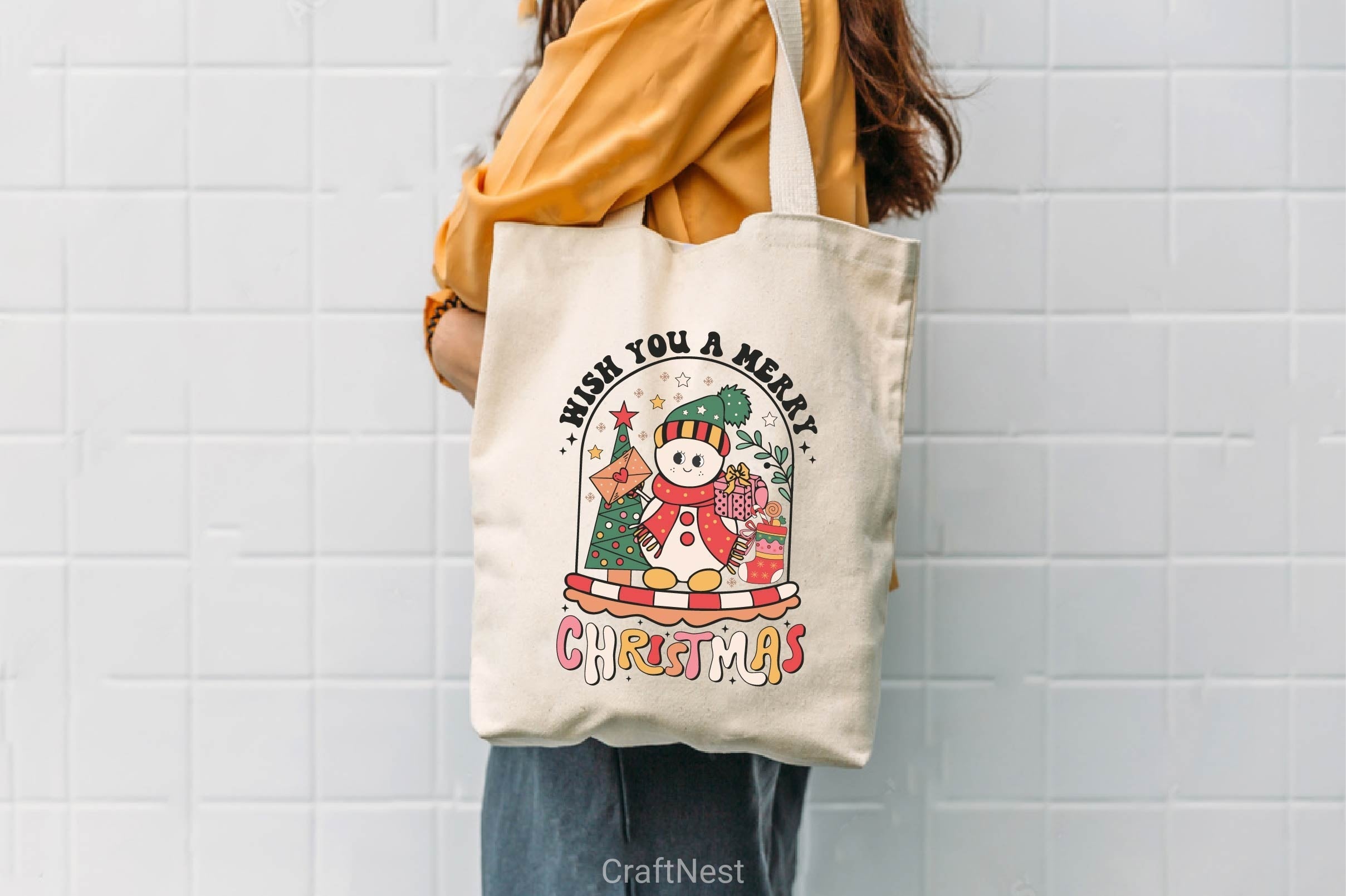 Wish You A Merry Christmas Clipart Bundle
