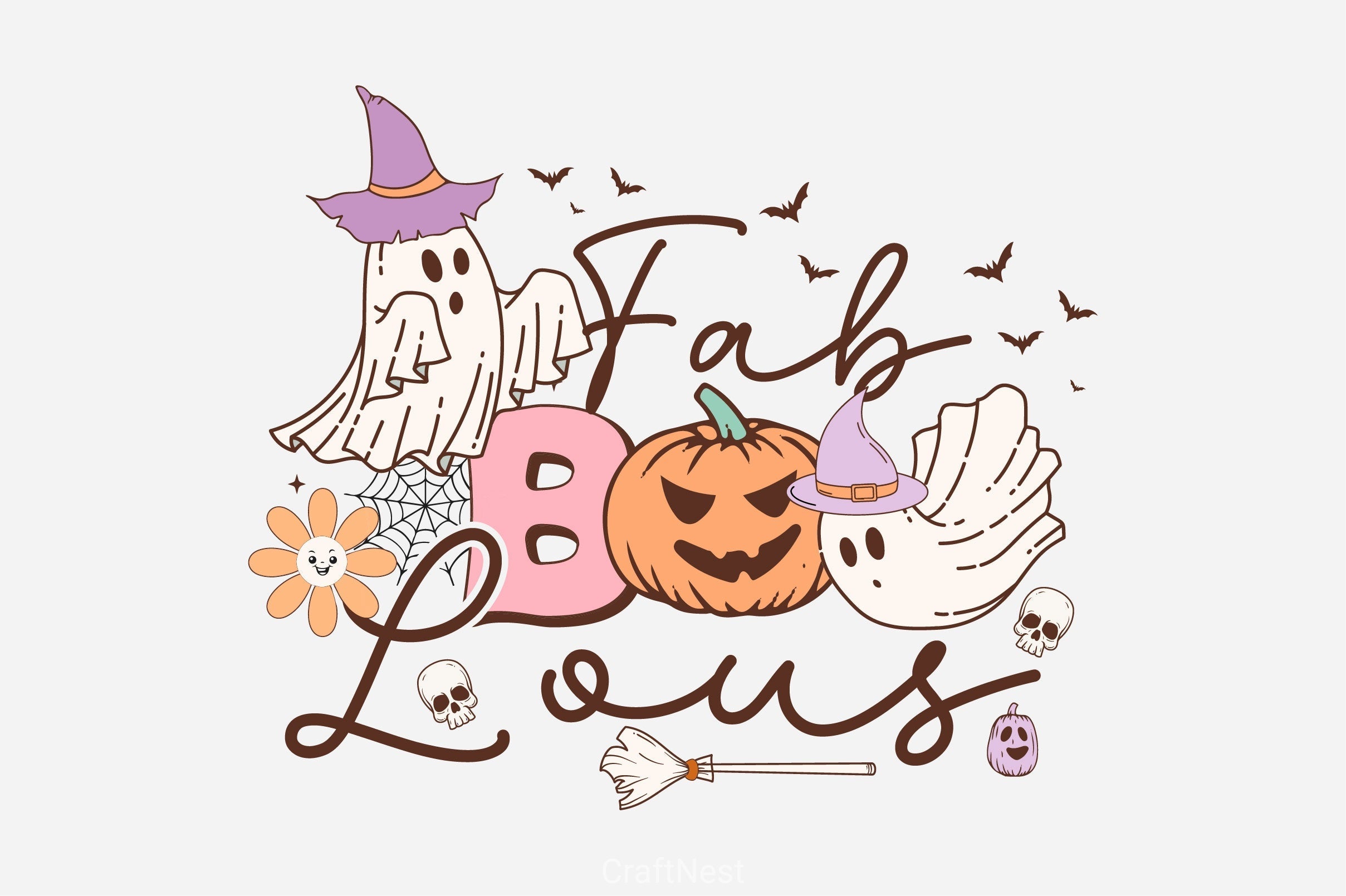 Fab Boo Lous Clipart Bundle