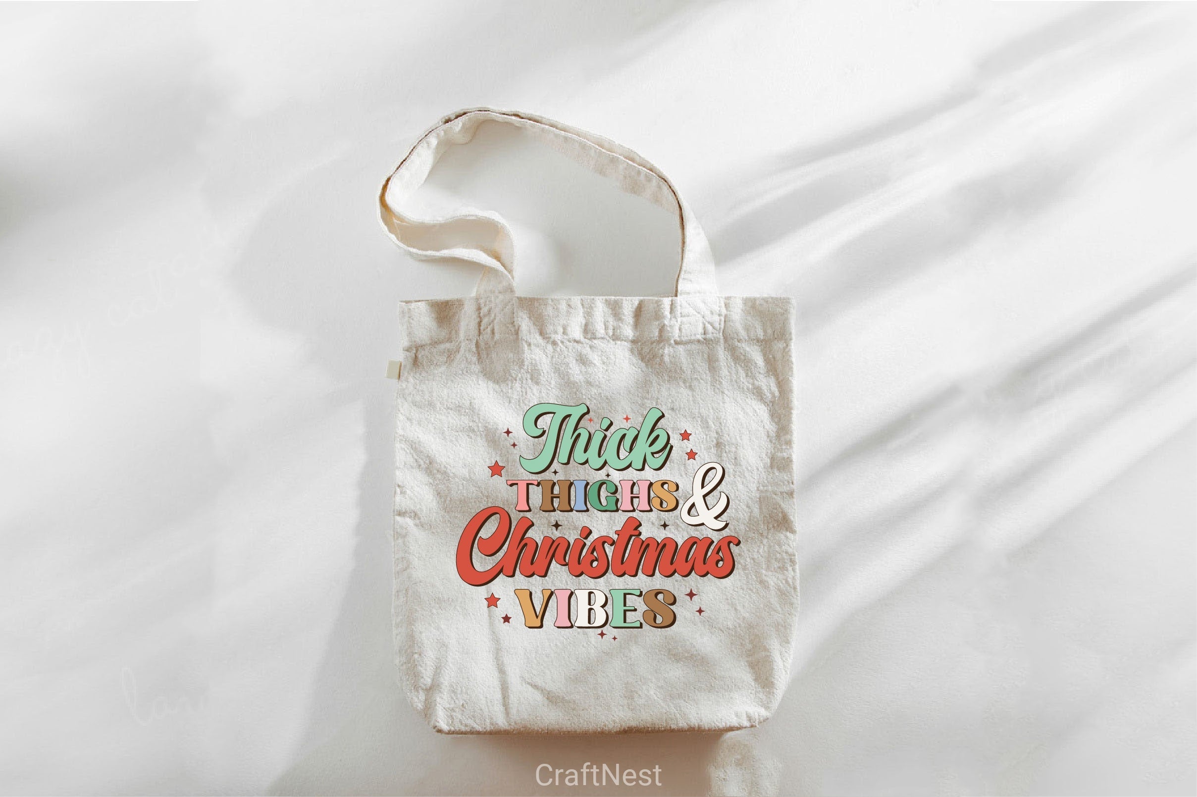 Thick Thighs & Christmas Vibes SVG Bundle