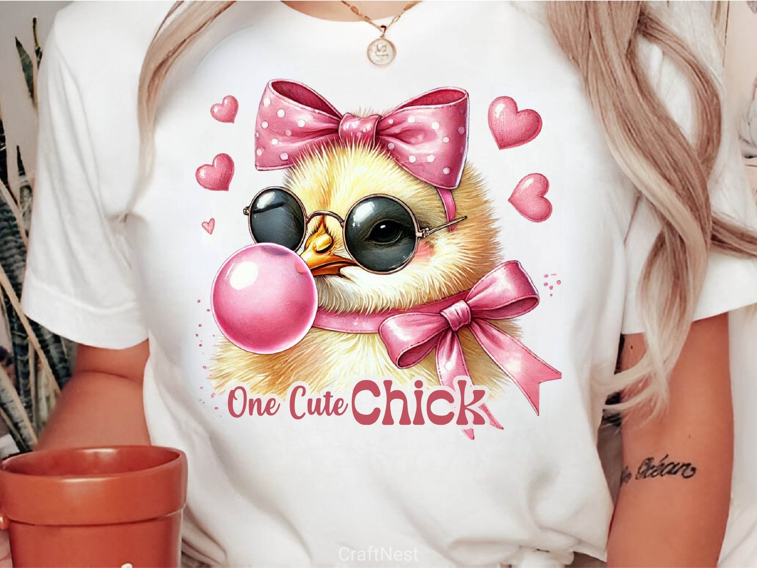 One Cute Chick Happy Easter Clipart Bundle 2