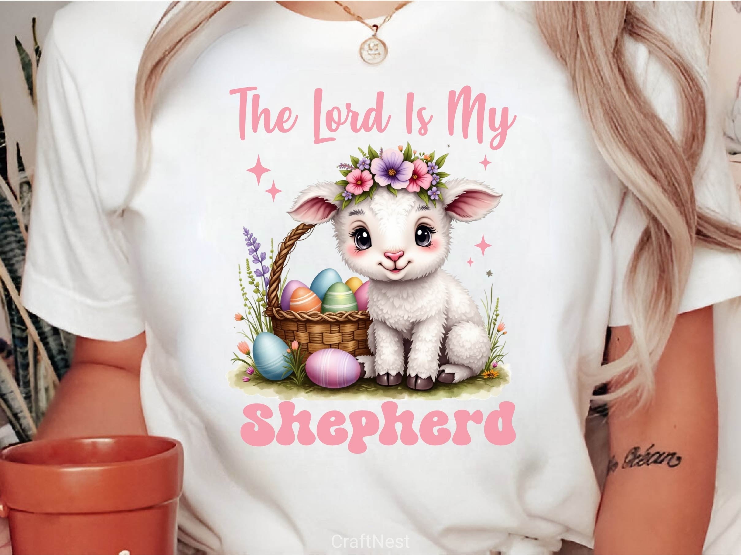 The Lord Is My Shepherd Easter Jesus Clipart Bundle 2