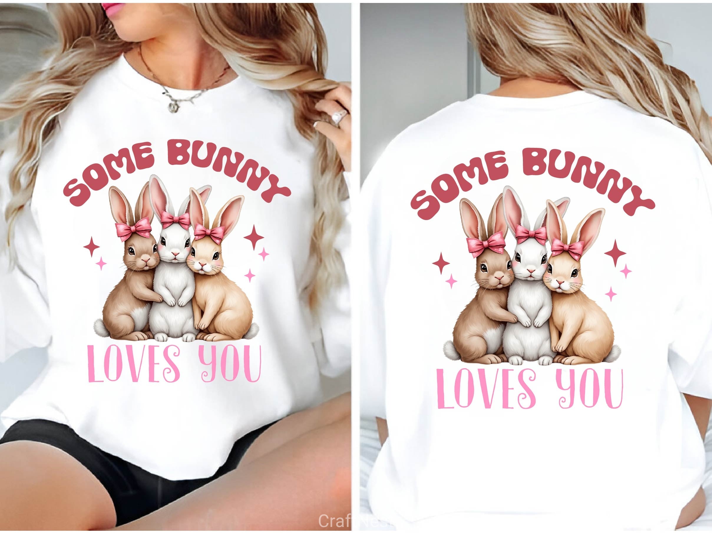Coquette Bunny Easter Bunny Clipart Bundle 3
