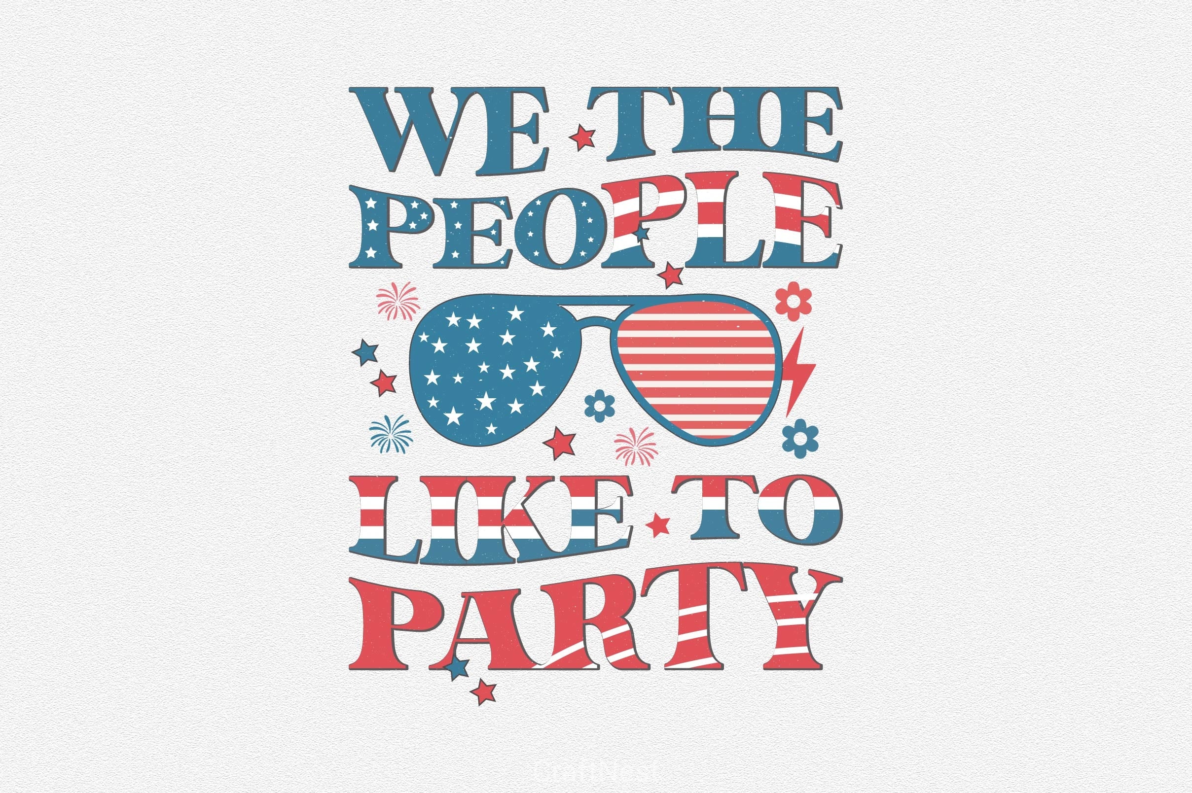 We The People Like To Party Clipart Bundle