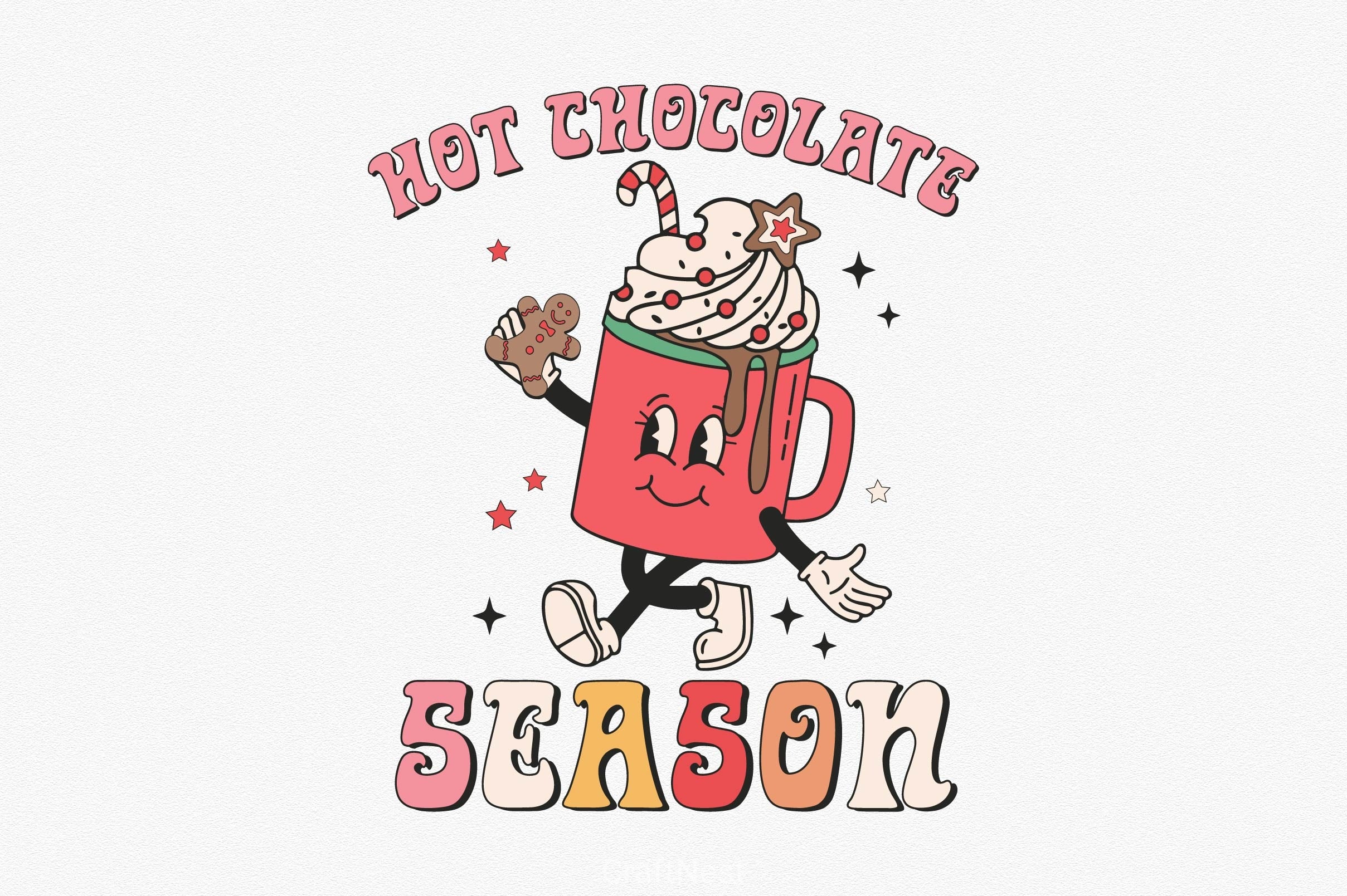Hot Chocolate Season Clipart Bundle