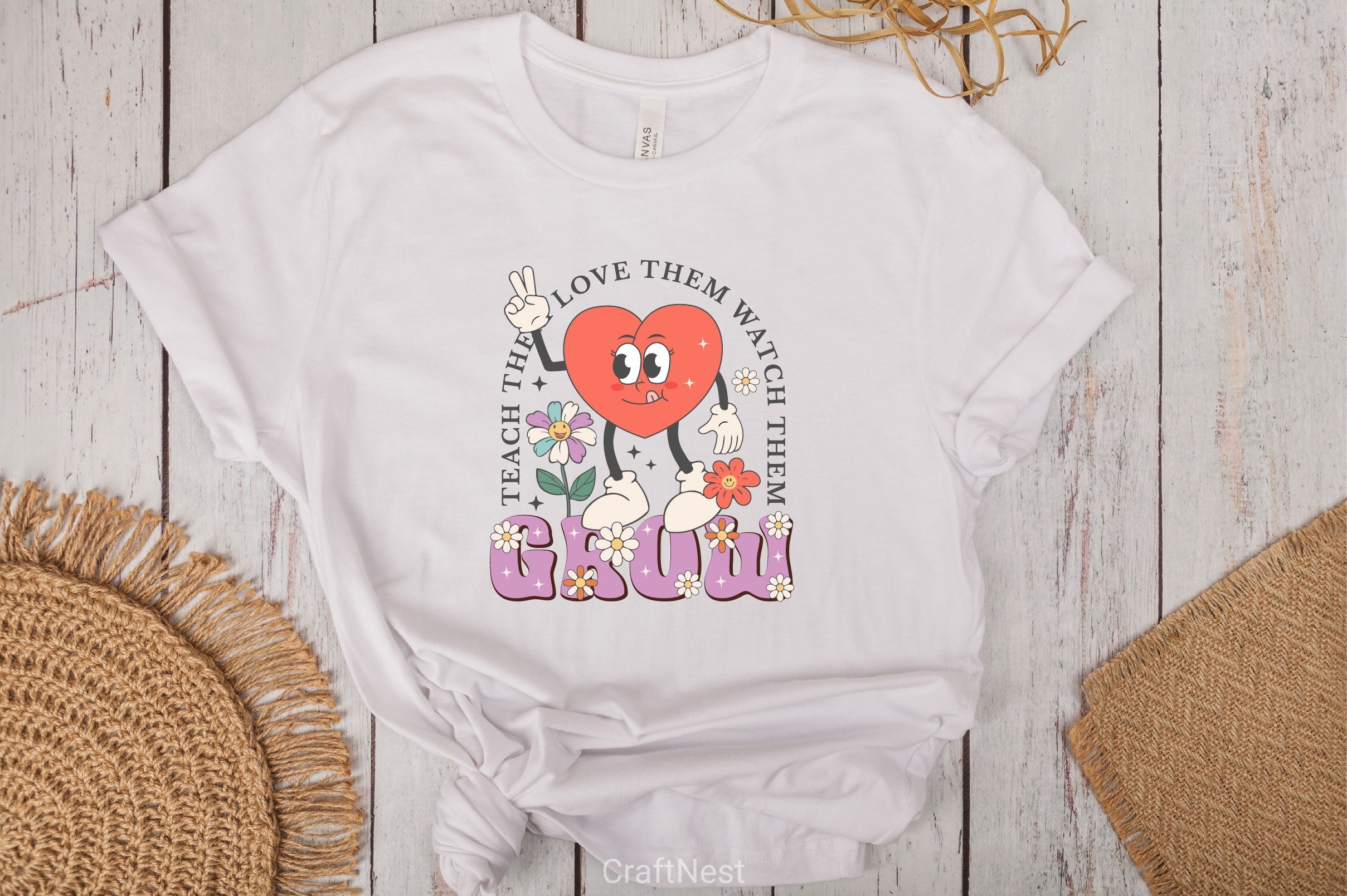 Teach Them Love Them Watch Them Grow Clipart Bundle