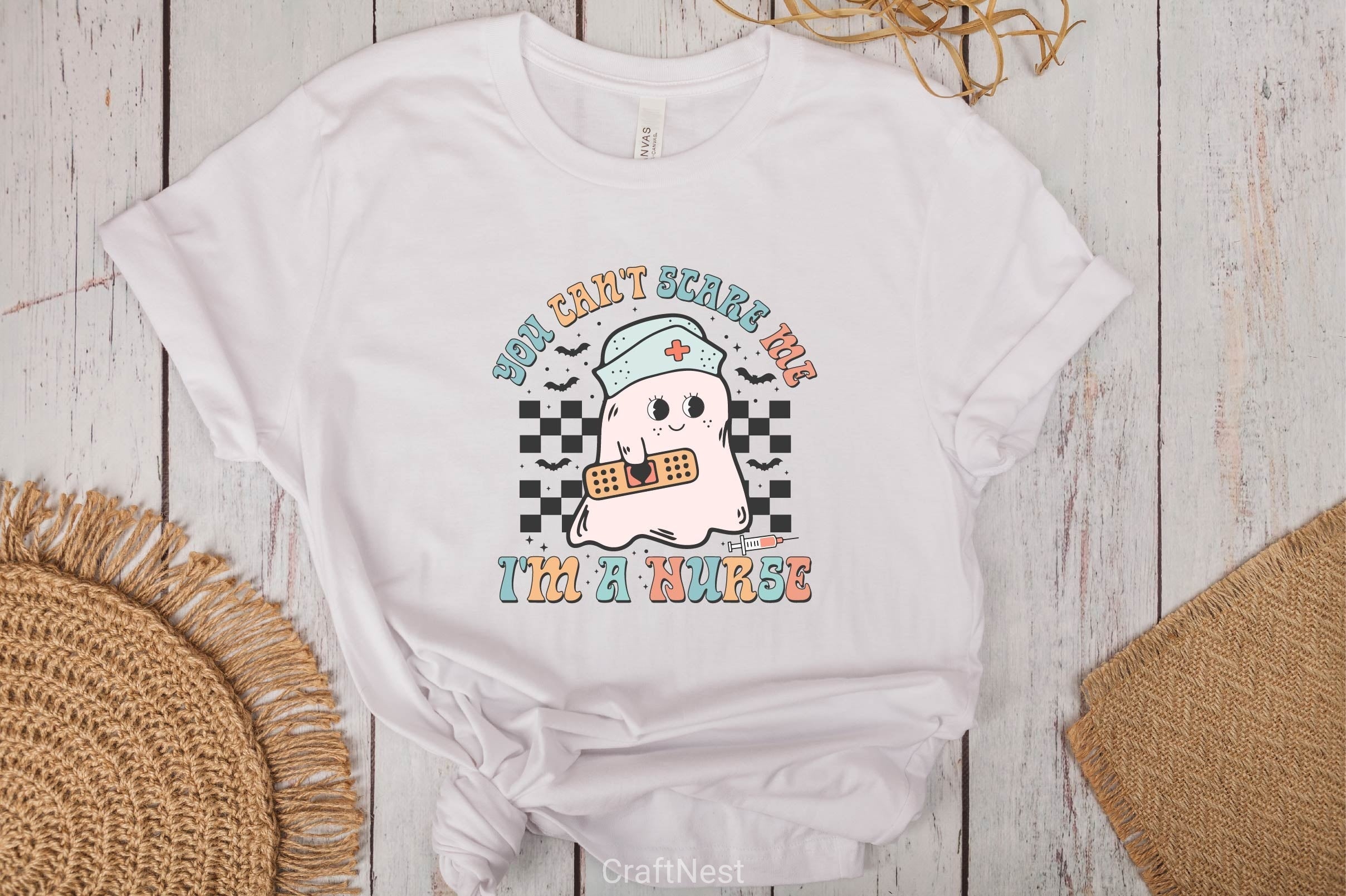 You Can't Scare Me I'm A Nurse Clipart Bundle