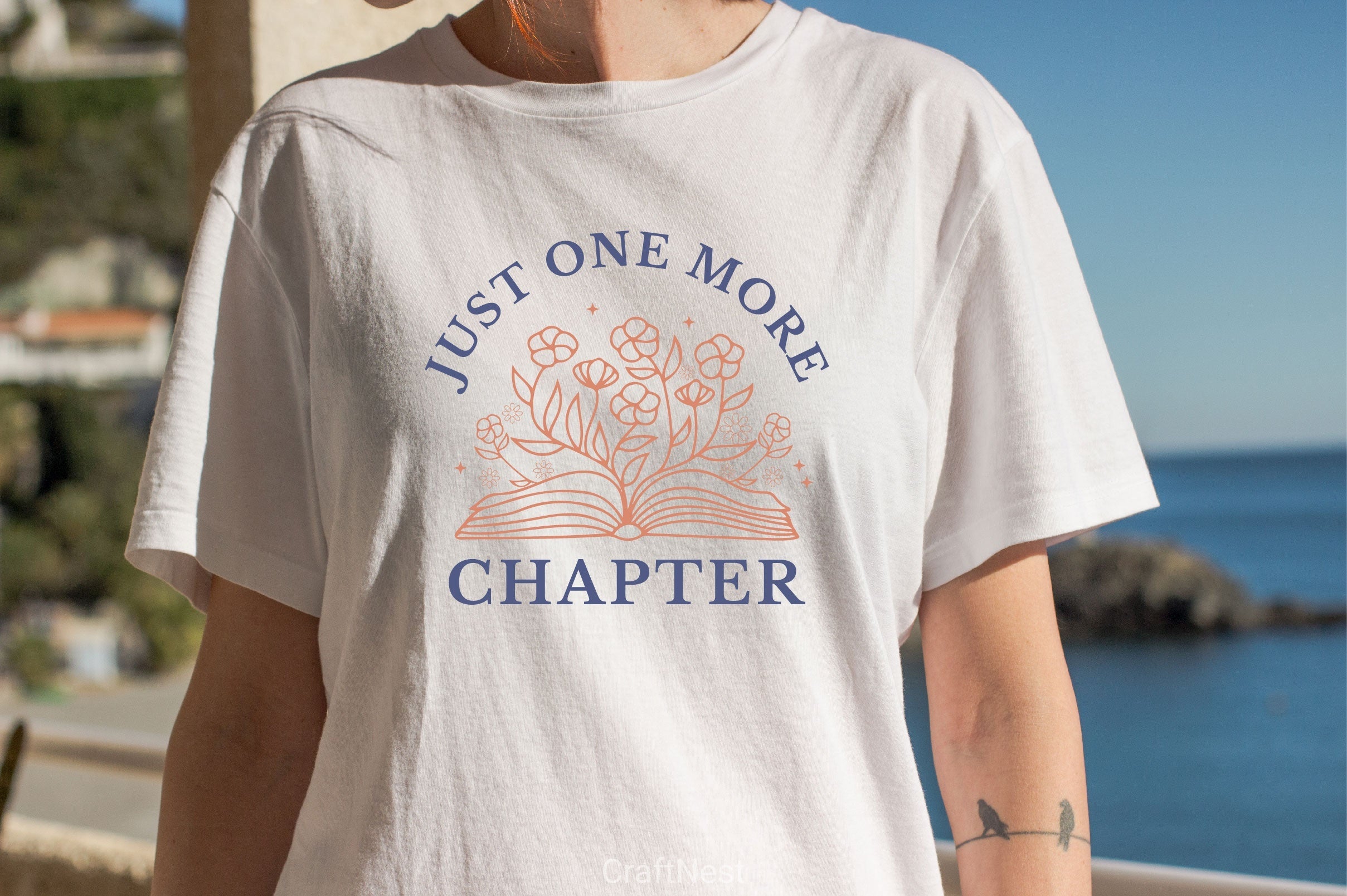 Just One More Chapter SVG Bundle