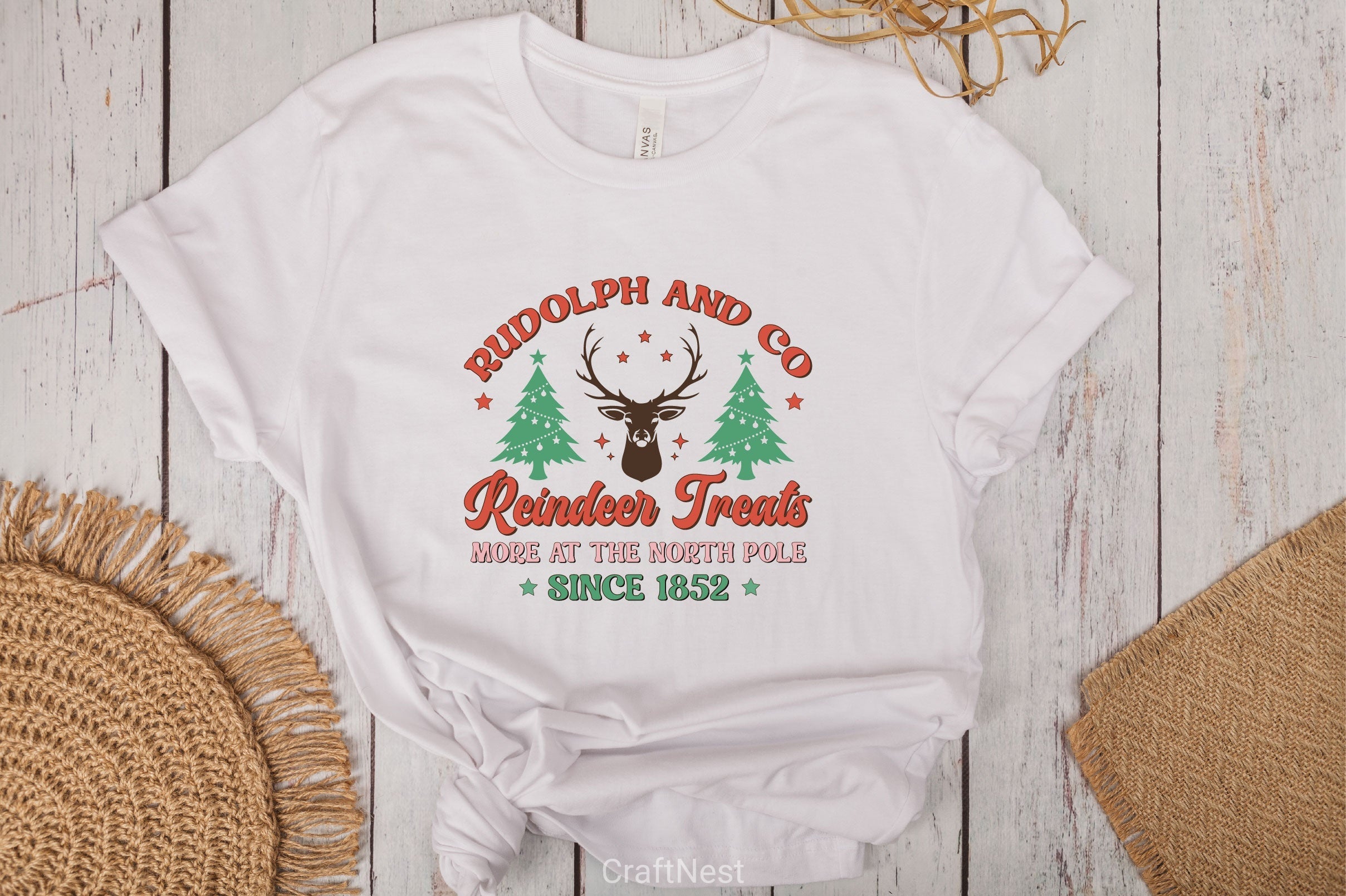 Rudolph And Co Reindeer Treats More At The North Pole Since 1852 SVG Bundle