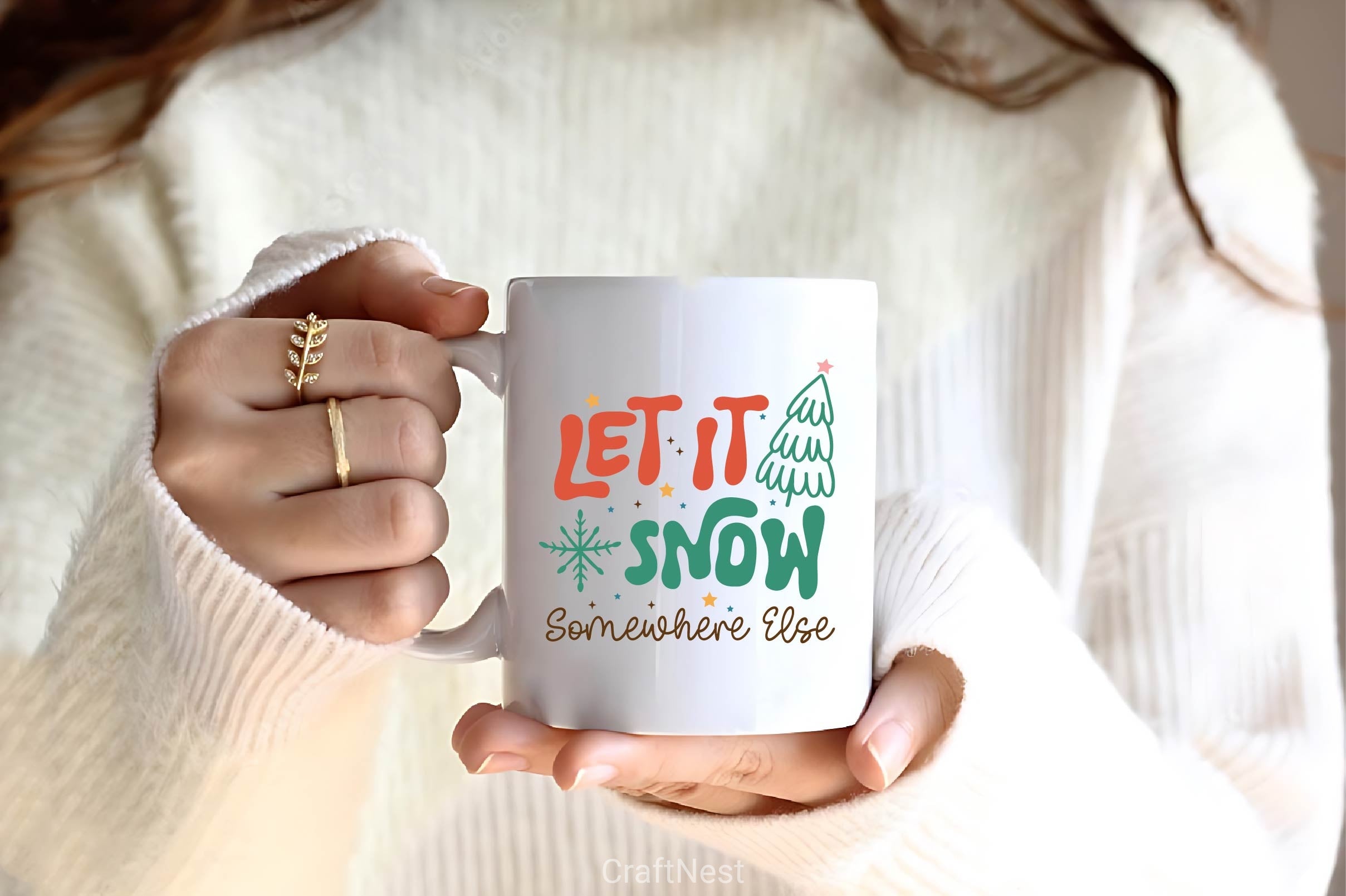 Let It Snow Somewhere Else Clipart Bundle