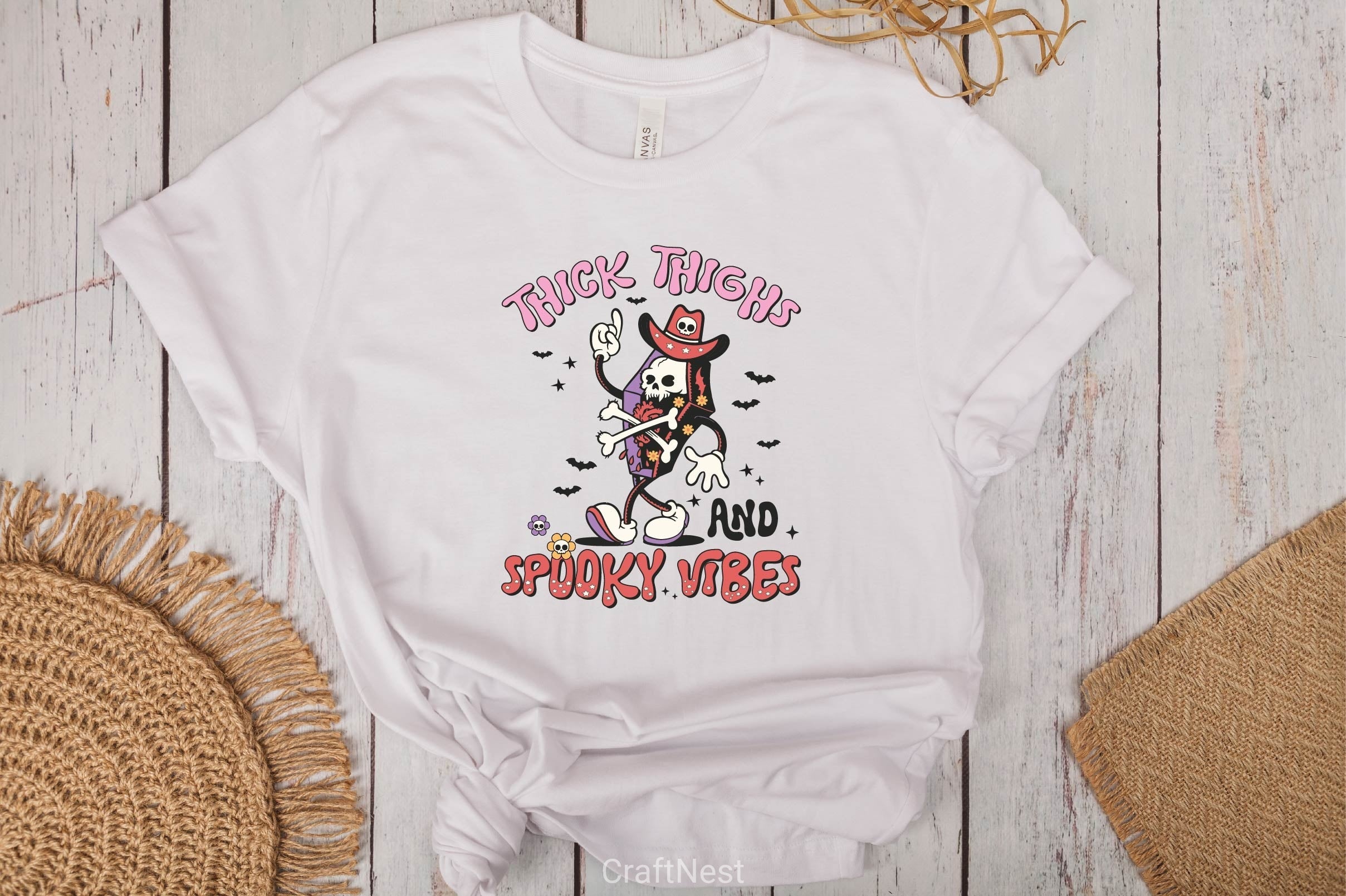 Thick Thighs And Spooky Vibes Clipart Bundle