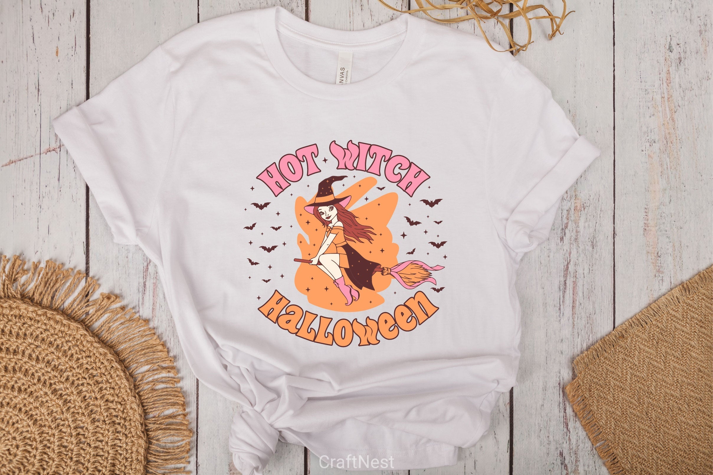 Hot Witch Halloween Clipart Bundle