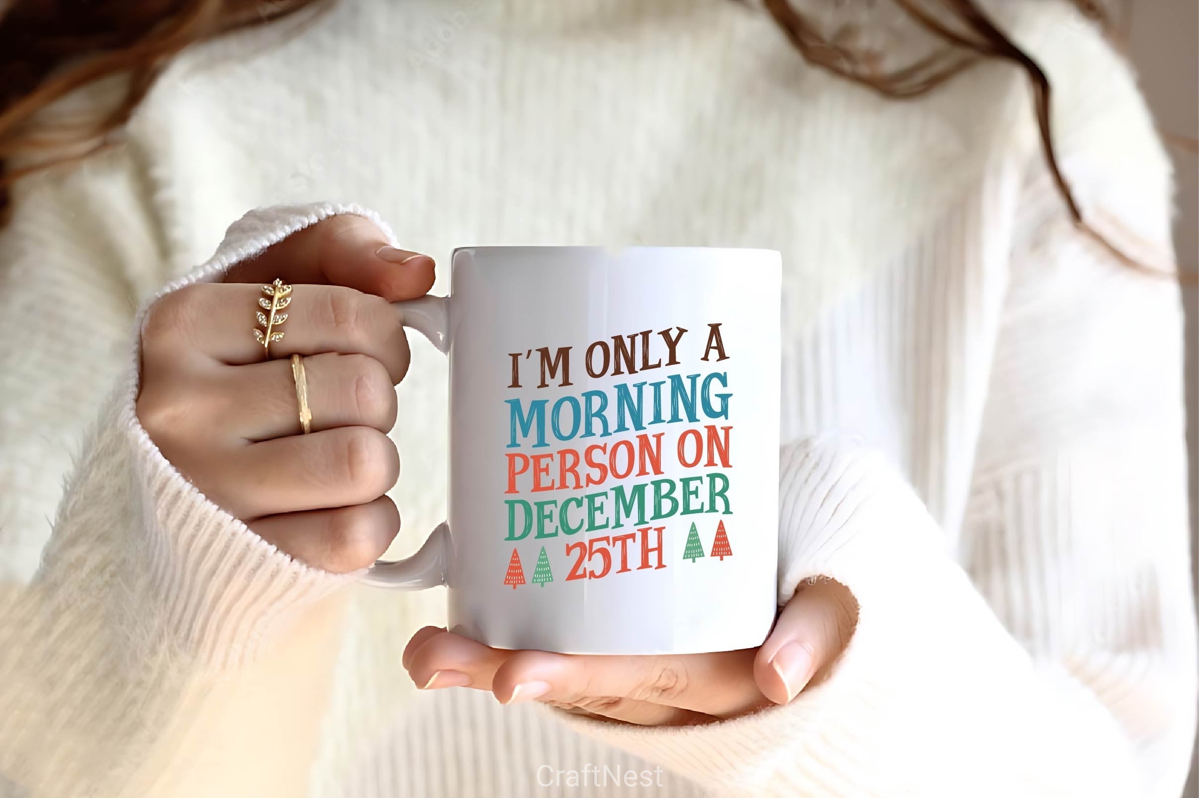 I'm Only A Morning Person On December 25th SVG Bundle