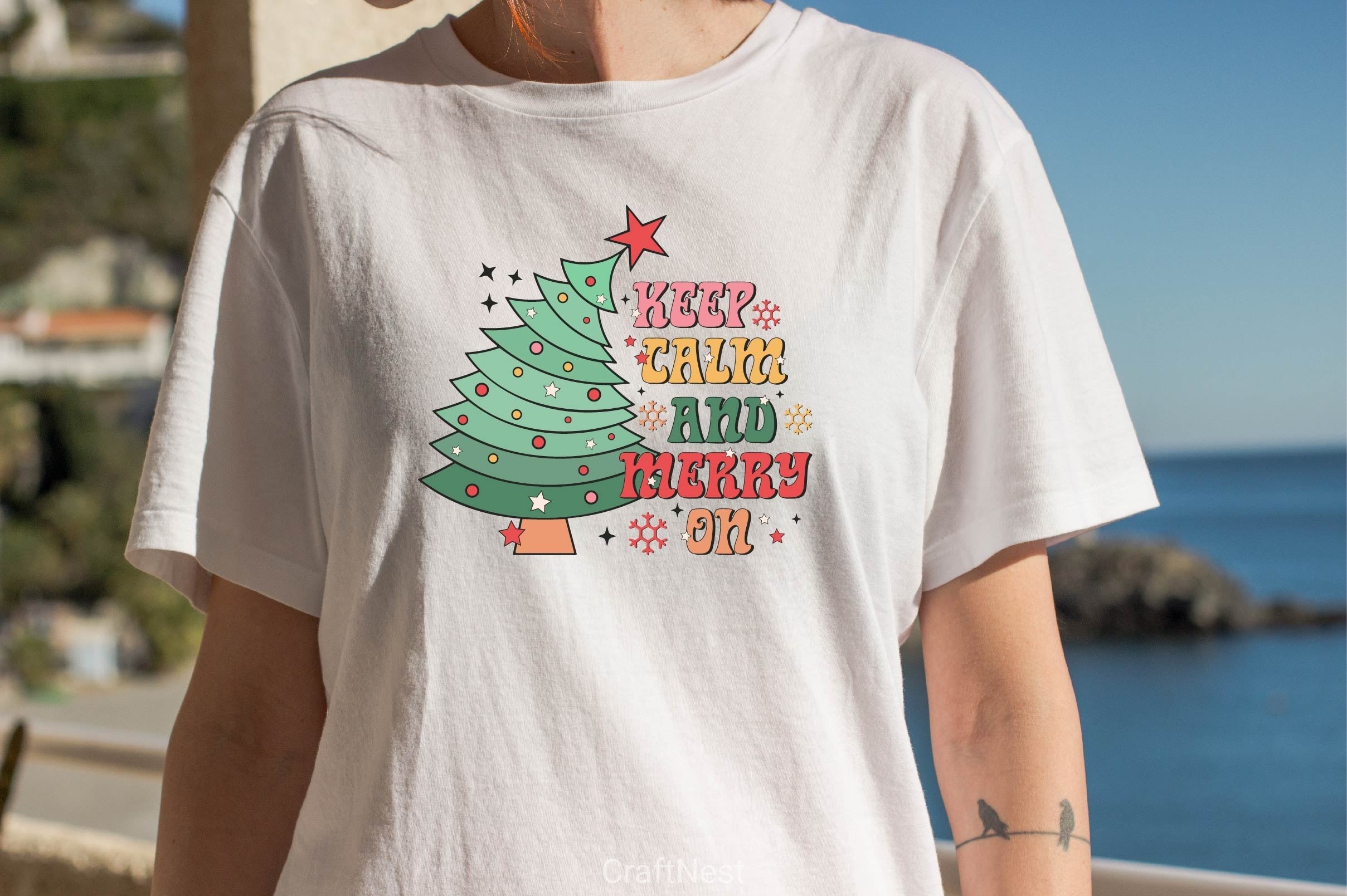 Keep Calm And Merry On Clipart Bundle
