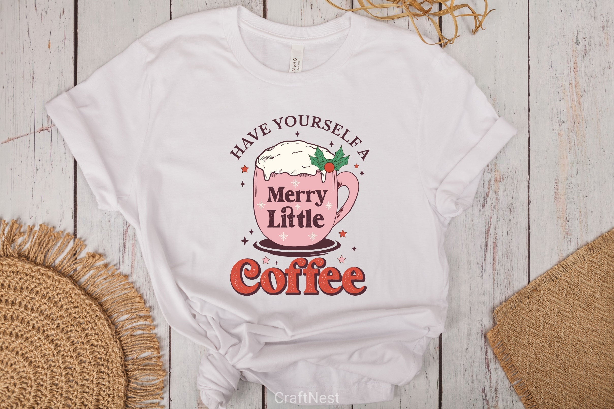 Have Yourself A Merry Little Coffee Clipart Bundle