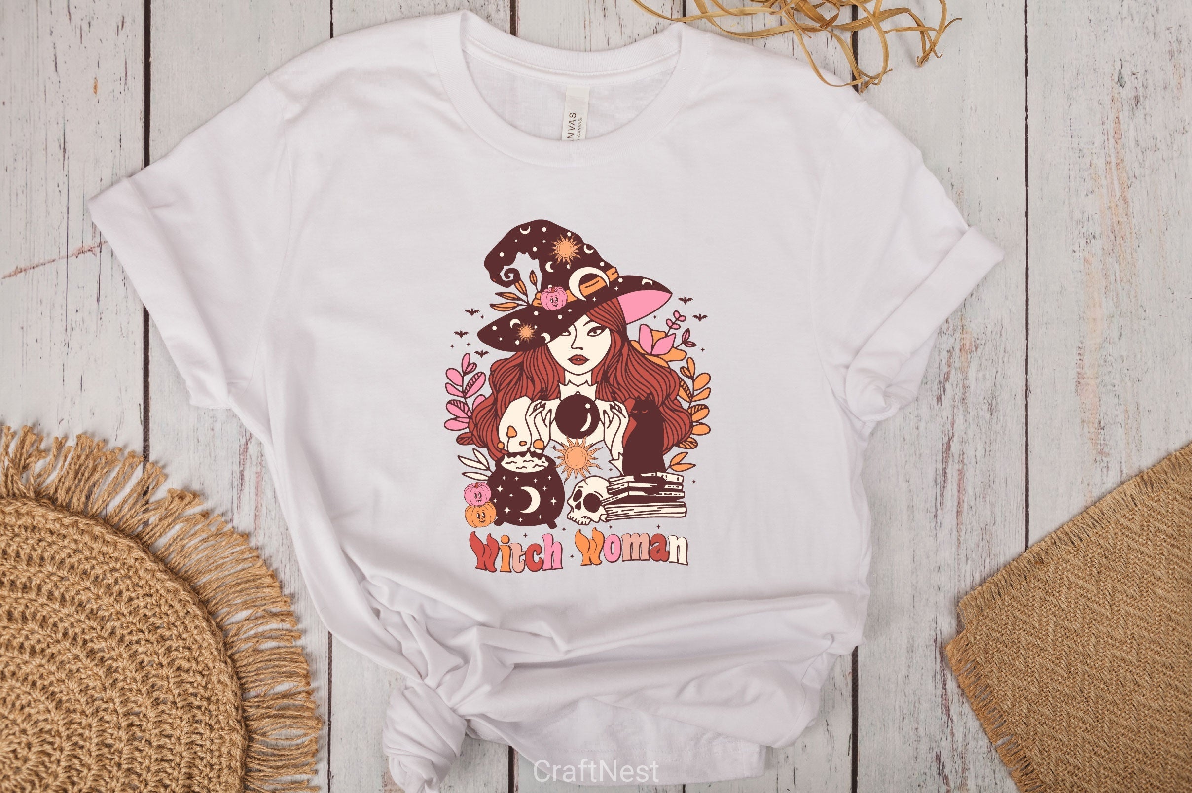 Witch Woman Clipart Bundle