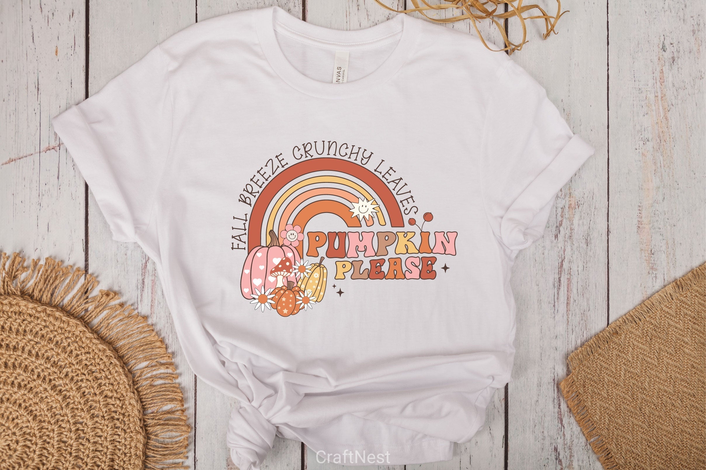 Fall Breeze Crunchy Leaves Pumpkin Please Clipart Bundle