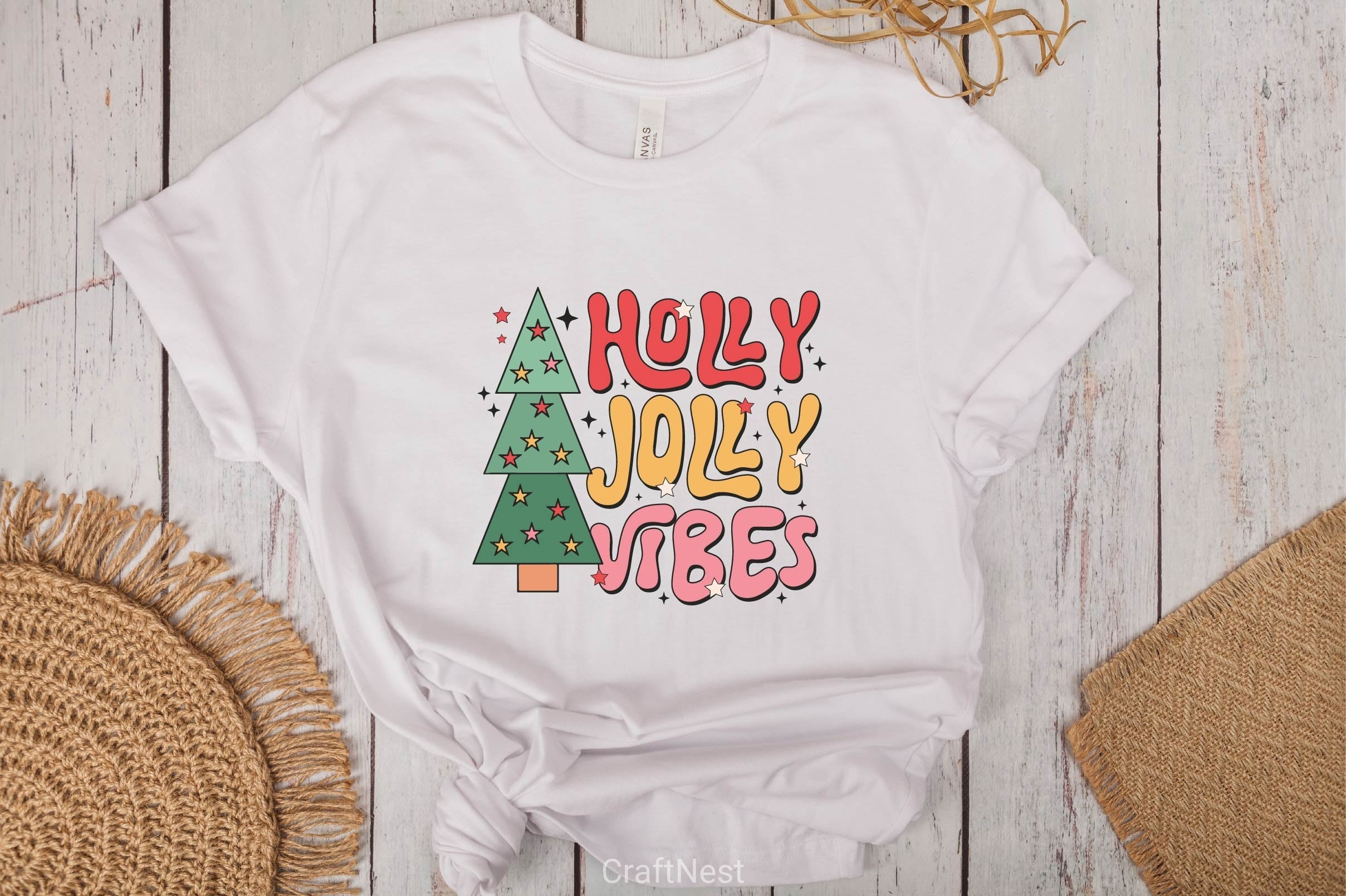 Holly Jolly Vibes Clipart Bundle