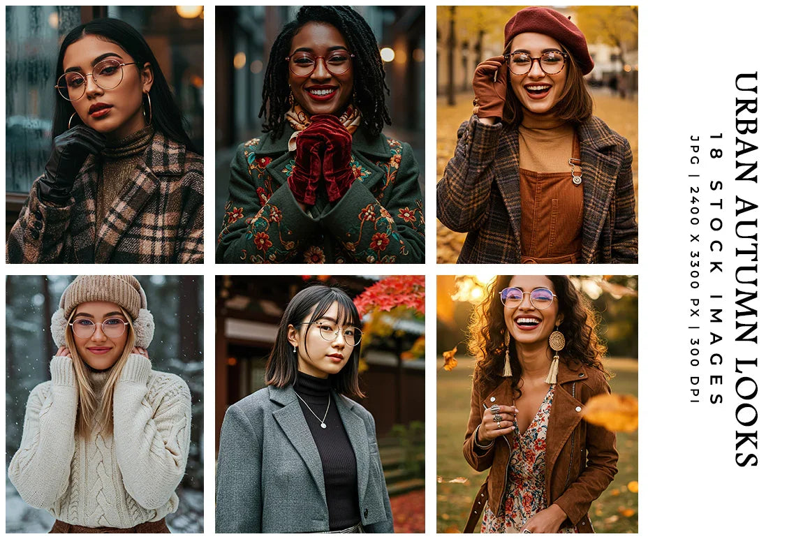 Urban Autumn Looks - Stock Images - CraftNest - Digital Crafting and Art