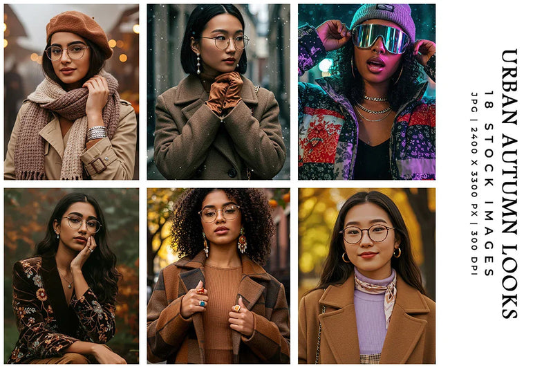 Urban Autumn Looks - Stock Images - CraftNest - Digital Crafting and Art