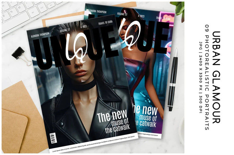 Urban Glamour - Women - CraftNest - Digital Crafting and Art
