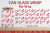 Valentine Can Glass 16 OZ SVG Bundle