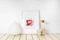 Valentine Coffee Mugs Clipart Bundle - CraftNest - Digital Crafting and Art