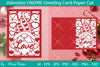 Valentine Gnome Greeting Card Papercut SVG Bundle