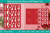 Valentine Greeting Card Papercut SVG Bundle
