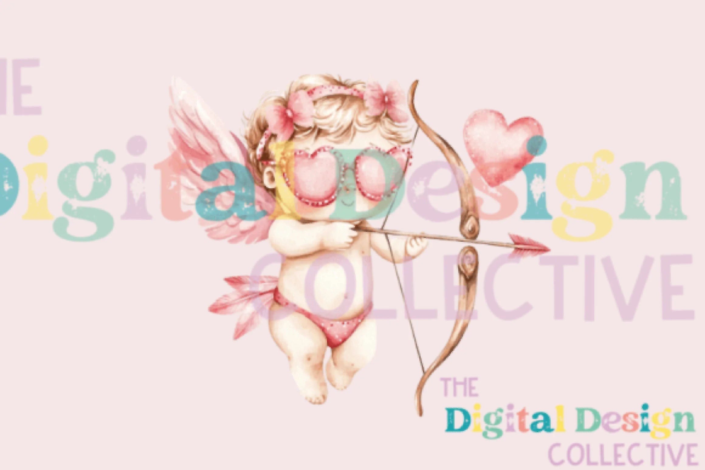 Vintage Cupid Valentine Card Design Bundle - CraftNest - Digital Crafting and Art