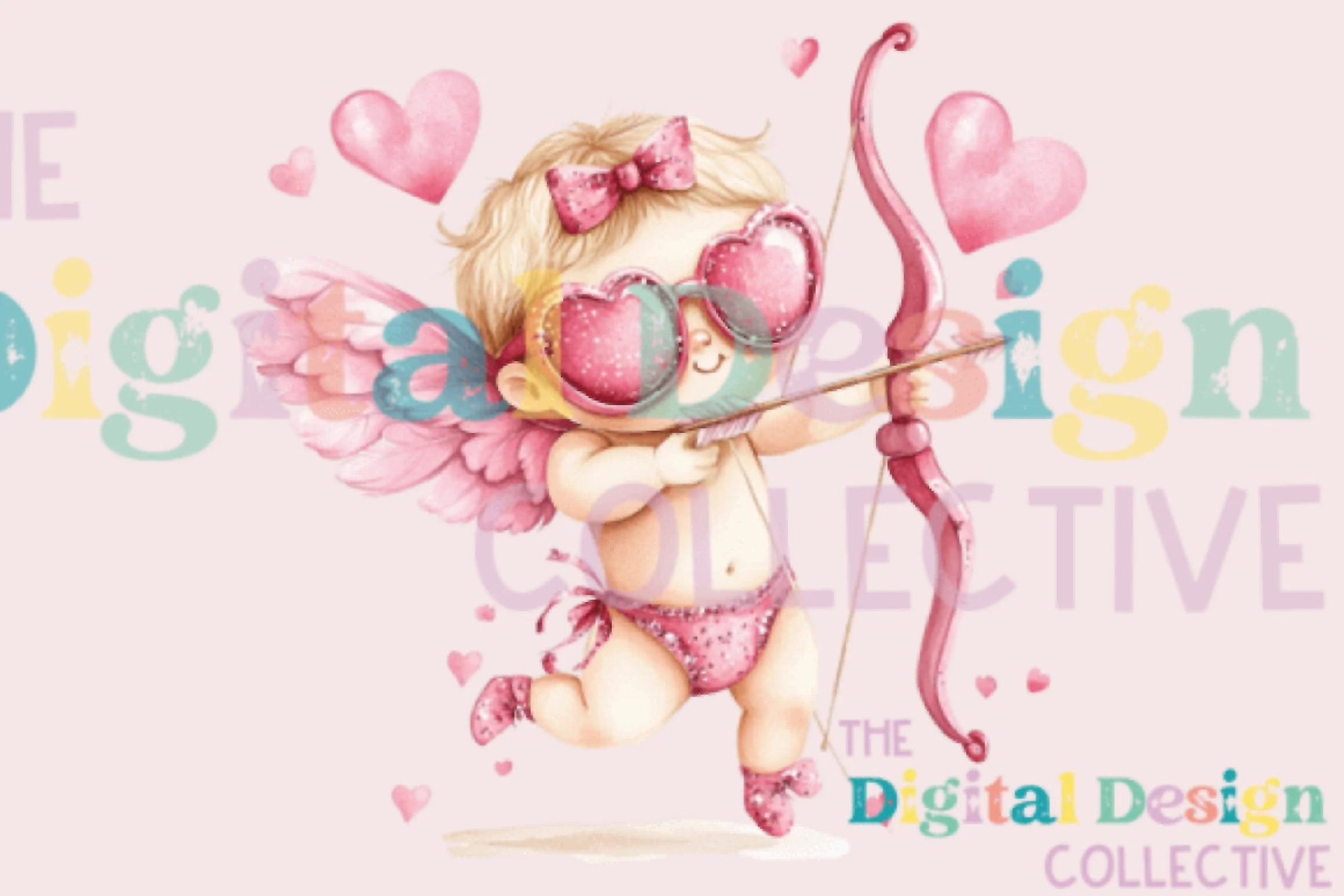 Vintage Cupid Valentine Card Design Bundle - CraftNest - Digital Crafting and Art