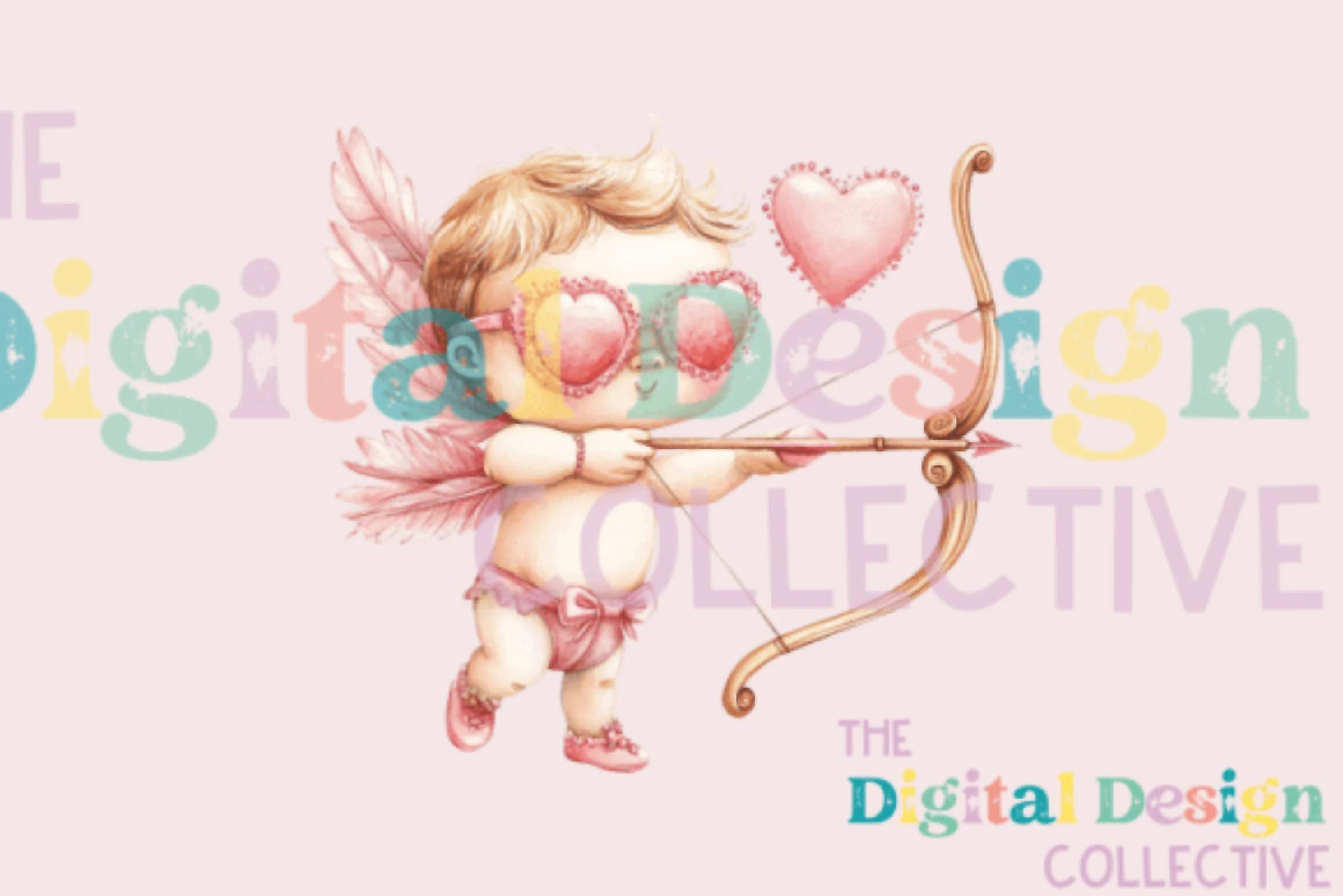Vintage Cowboy Cupid Valentine Clipart Bundle - CraftNest - Digital Crafting and Art