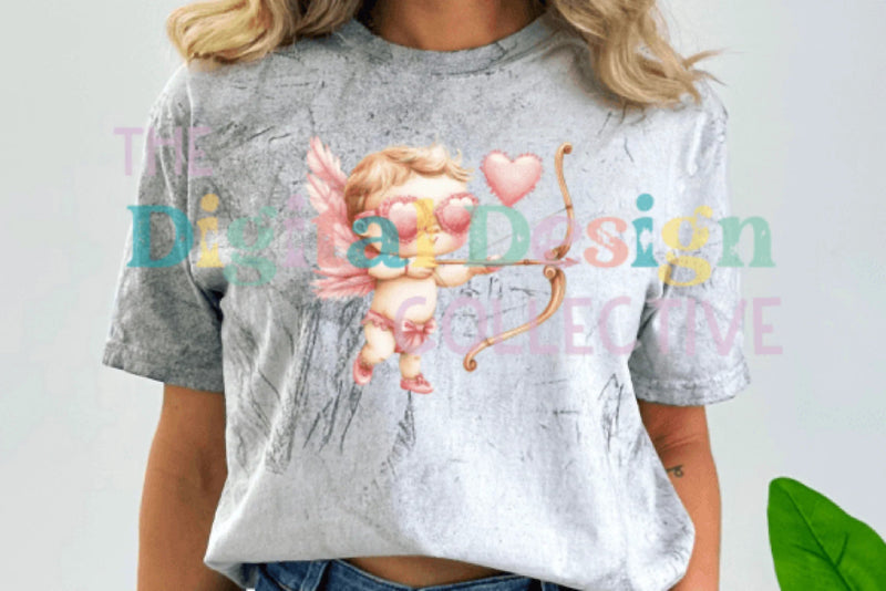 Vintage Cowboy Cupid Valentine Clipart Bundle - CraftNest - Digital Crafting and Art