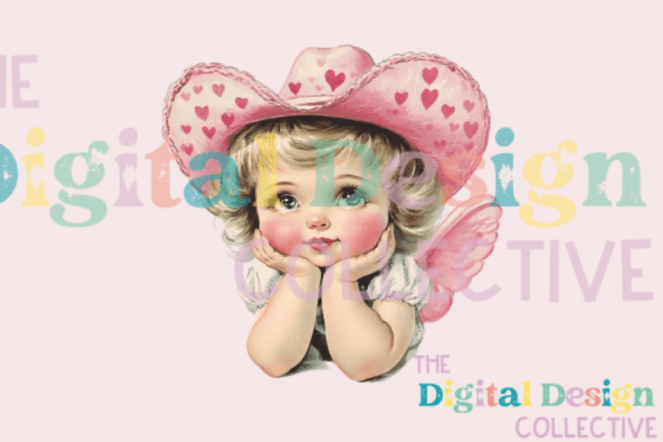 Vintage Western Cupid Valentine Clipart Bundle - CraftNest - Digital Crafting and Art