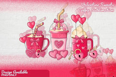 Valentine Coffee and Love Clipart Bundle - CraftNest - Digital Crafting and Art