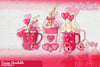 Valentine Coffee and Love Clipart Bundle