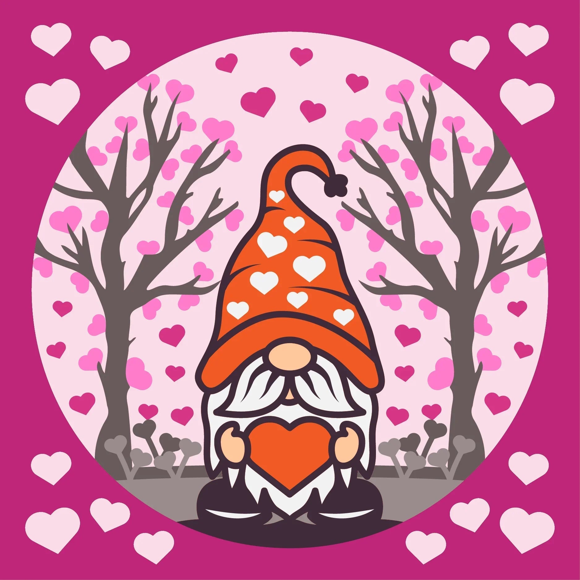 Valentine Gnome Shadow Box SVG Bundle - CraftNest - Digital Crafting and Art